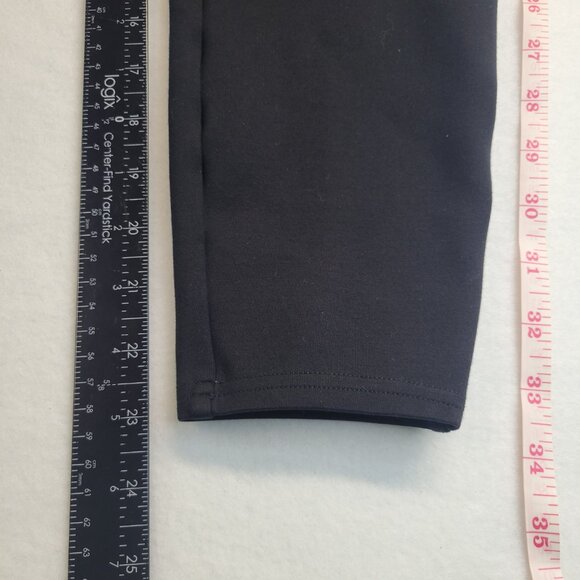 Spanx Ponte Leggings Womens Medium Black High Waist Ankle Length Pull On 20264R - Picture 8 of 9